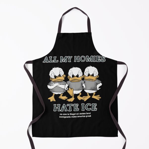 Item preview, All My Homies Hate ICE - Funny Political Immigration Duck Design designed and sold by haitrieuic96.