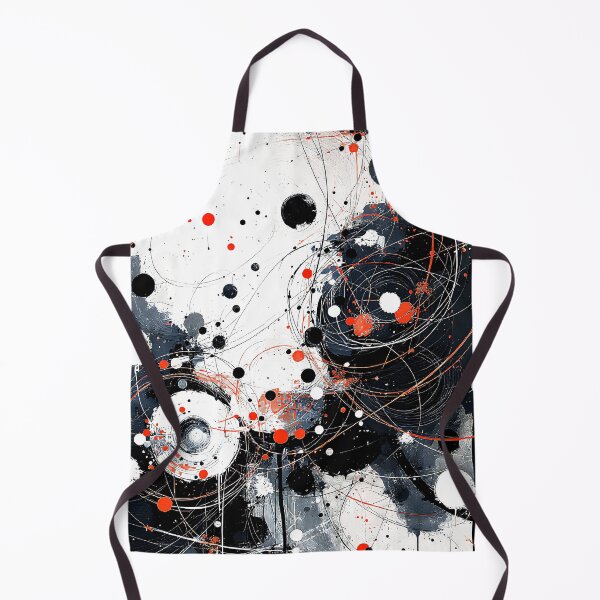 Item preview, Passionate Structured Chaos Black, White, And Red Abstract designed and sold by DEC02.