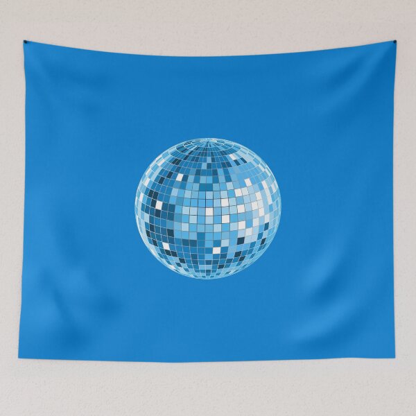 Item preview, BLUE DISCO BALL designed and sold by ezcreate.media.