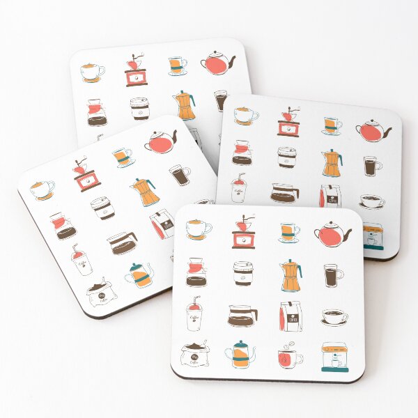Item preview, Cute Coffee Brewing Tools3 designed and sold by mcraft studio.