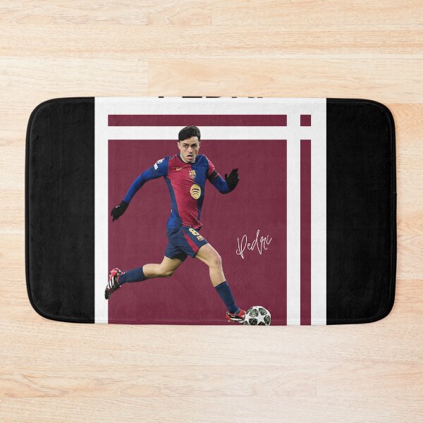 Item preview, Soccer Player Action Shot Burgundy Poster Art designed and sold by Onoky.