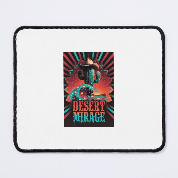 Item preview, Desert Mirage Cactus – Neon Western Vibes designed and sold by CoquetteLunaCo.