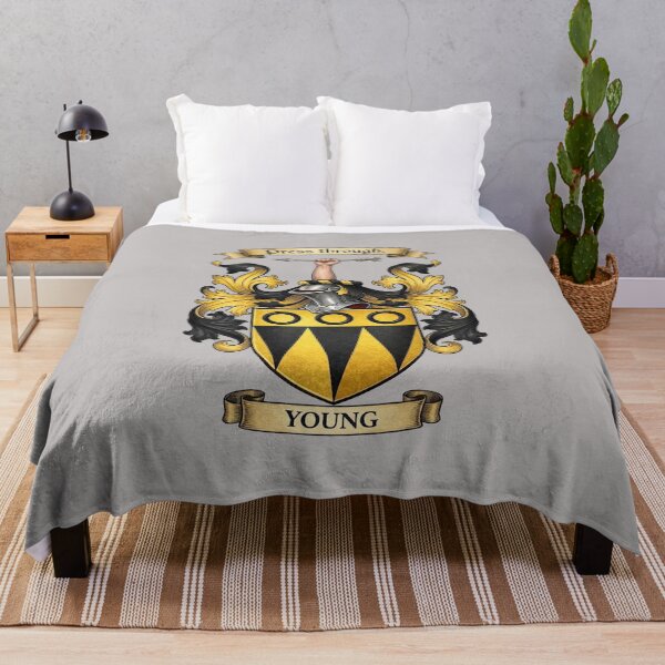 Item preview, The Young Family Coat of Arms designed and sold by BagTown Clans.