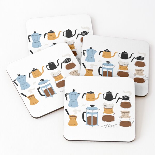 Item preview, Cute Coffee Brewing Tools4 designed and sold by mcraft studio.