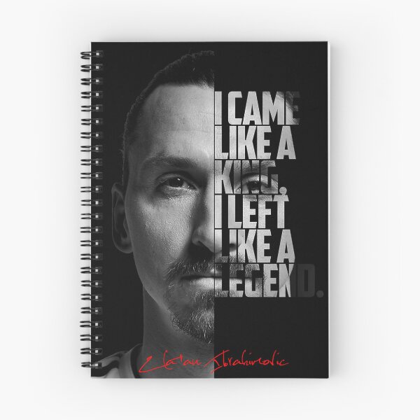 Item preview, Black And White Zlatan Ibrahimovic Quote Poster designed and sold by QUIRKY STORE.