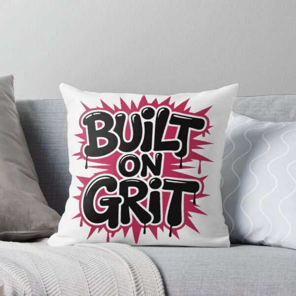Item preview, Built On Grit – Bold Resilience Typography for Apparel designed and sold by NewUSShop.