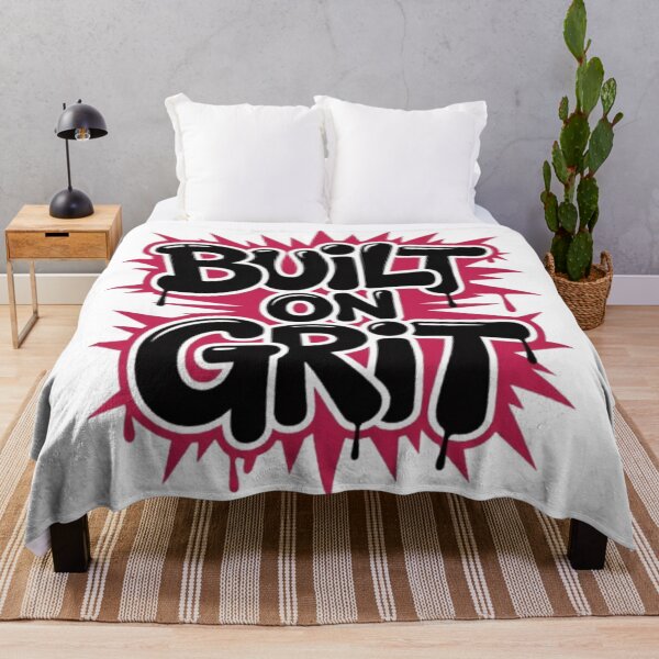 Item preview, Built On Grit – Bold Resilience Typography for Apparel designed and sold by NewUSShop.