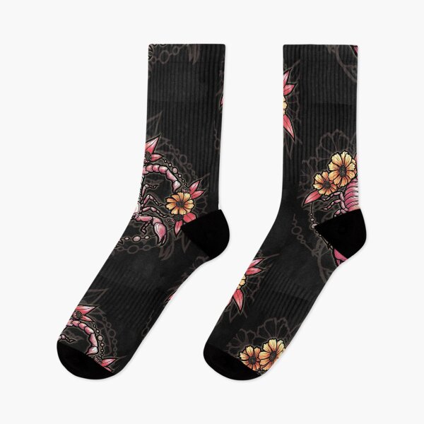 Item preview, scorpion & desert sunflowers designed and sold by Rumcherry Art.