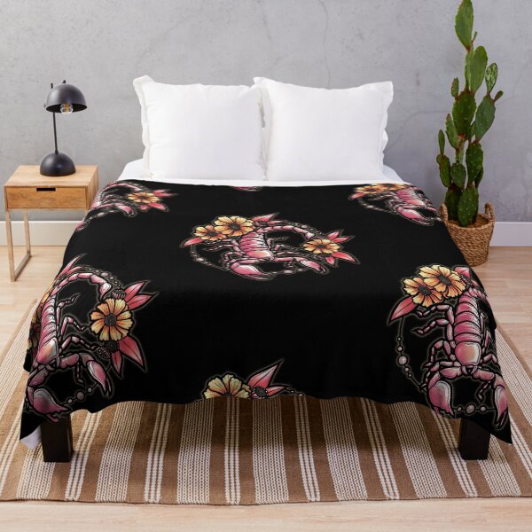 Item preview, scorpion & desert sunflowers designed and sold by Rumcherry Art.