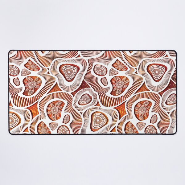 Item preview, Aboriginal Rarrk Meeting Place White designed and sold by AboriginalartVI.