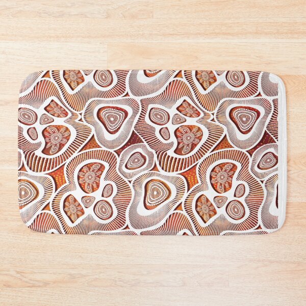 Item preview, Aboriginal Rarrk Meeting Place White designed and sold by AboriginalartVI.