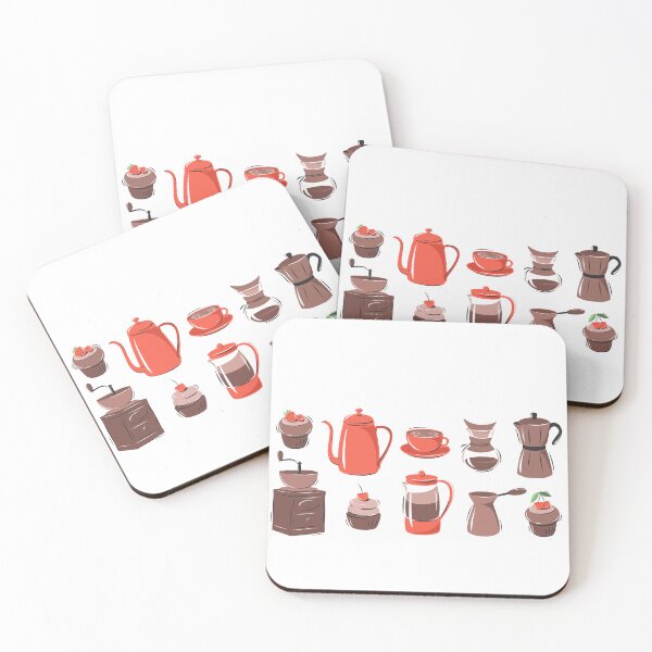 Item preview, Cute Coffee Brewing Tools5 designed and sold by mcraft studio.
