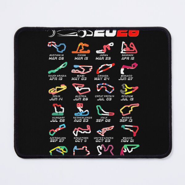 Item preview, 2026 Racing Calendar Tracks & Flags designed and sold by Delleladesign.