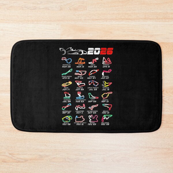 Item preview, 2026 Racing Calendar Tracks & Flags designed and sold by Delleladesign.