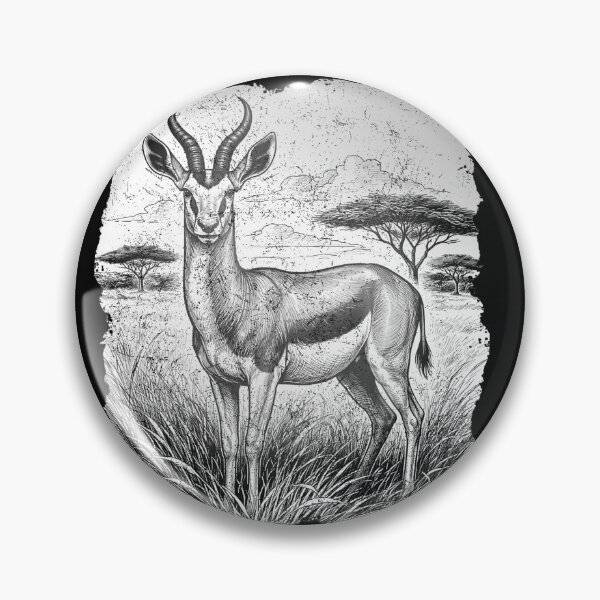 Item preview, South African Springbok White Etching Art. designed and sold by Mr Lee.