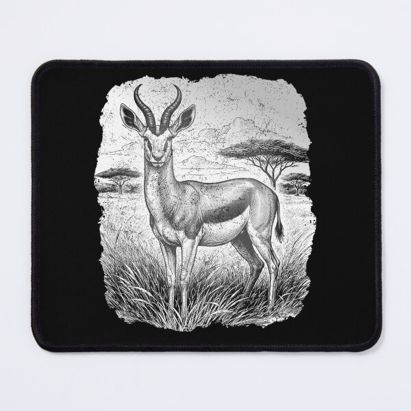 Item preview, South African Springbok White Etching Art. designed and sold by Mr Lee.