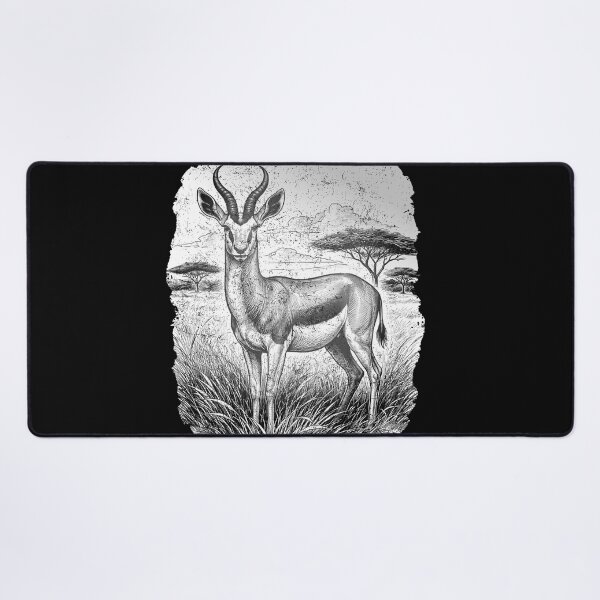 Item preview, South African Springbok White Etching Art. designed and sold by Mr Lee.