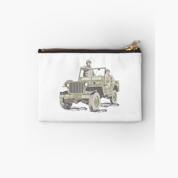Item preview, Rough Rider Jeep Vintage Military Vehicle Art designed and sold by Delleladesign.