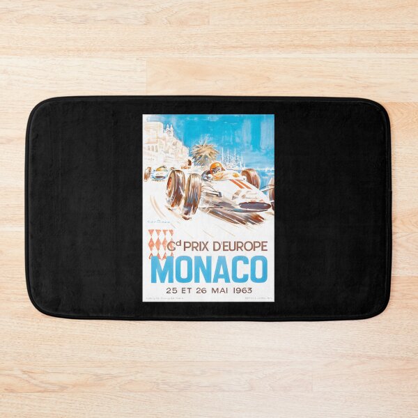 Item preview, Monaco Grand Prix Vintage Racing Art 1963 designed and sold by Delleladesign.
