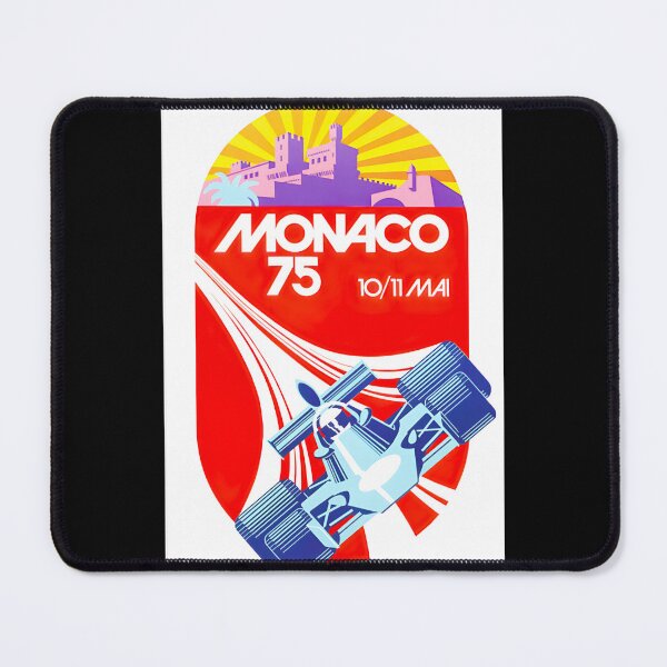 Item preview, Monaco Grand Prix 1975 Vintage Racing Art designed and sold by Delleladesign.
