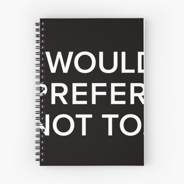 Item preview,  I Would Prefer Not To. (Zizekbartleby) designed and sold by zakahero.
