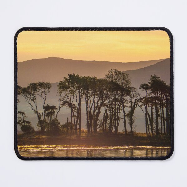 Item preview, Golden Hour Reflections with Silhouetted Trees (Kenmare Bay) designed and sold by TheHikersEye.