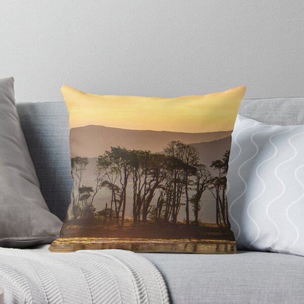 Item preview, Golden Hour Reflections with Silhouetted Trees (Kenmare Bay) designed and sold by TheHikersEye.