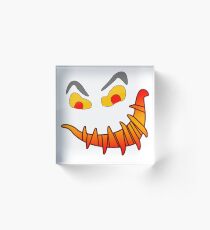 Halloween Fratze Acrylblock