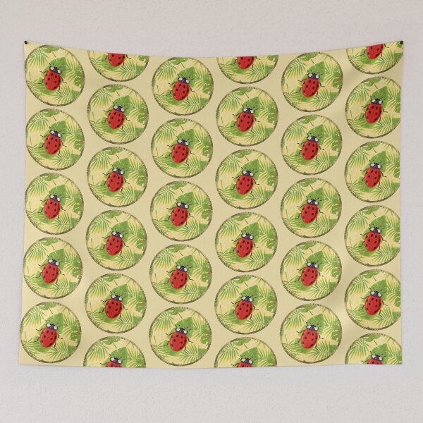 Item preview, Cheerful Ladybug Botanical Garden Scene designed and sold by 3DDesignSpot.