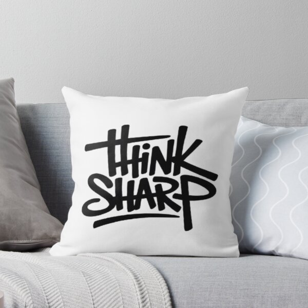 Item preview, Think Sharp – Smart Minimal Typography for Apparel designed and sold by NewUSShop.