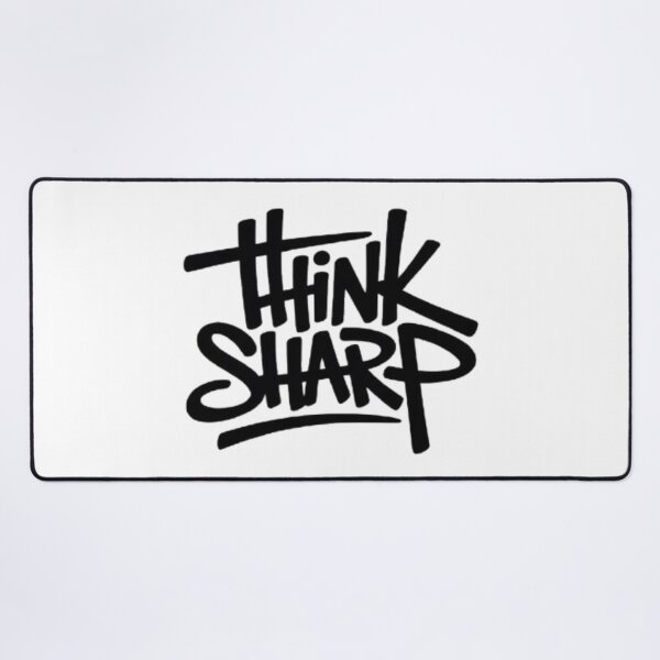 Item preview, Think Sharp – Smart Minimal Typography for Apparel designed and sold by NewUSShop.
