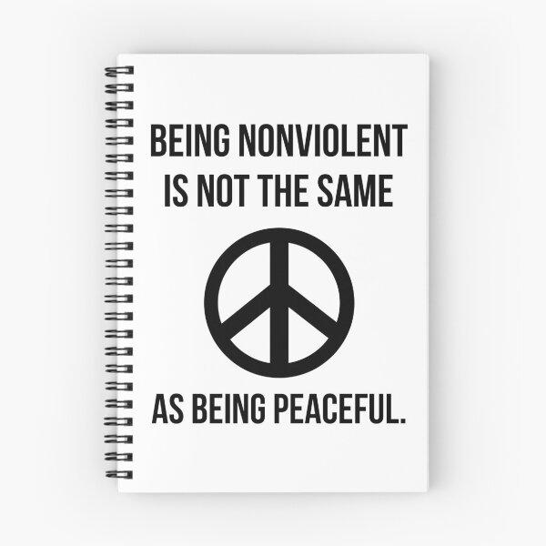 Item preview, Being nonviolent is not the same as being peaceful. designed and sold by Rachel the Artist .