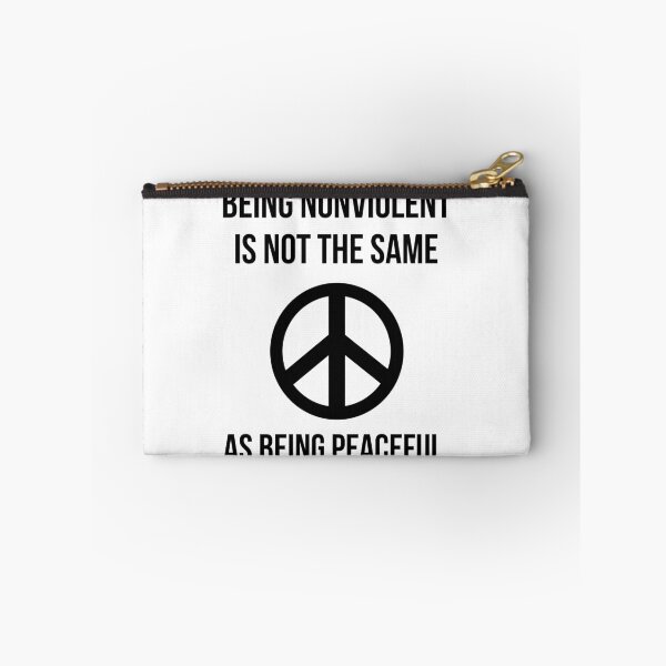 Item preview, Being nonviolent is not the same as being peaceful. designed and sold by Rachel the Artist .
