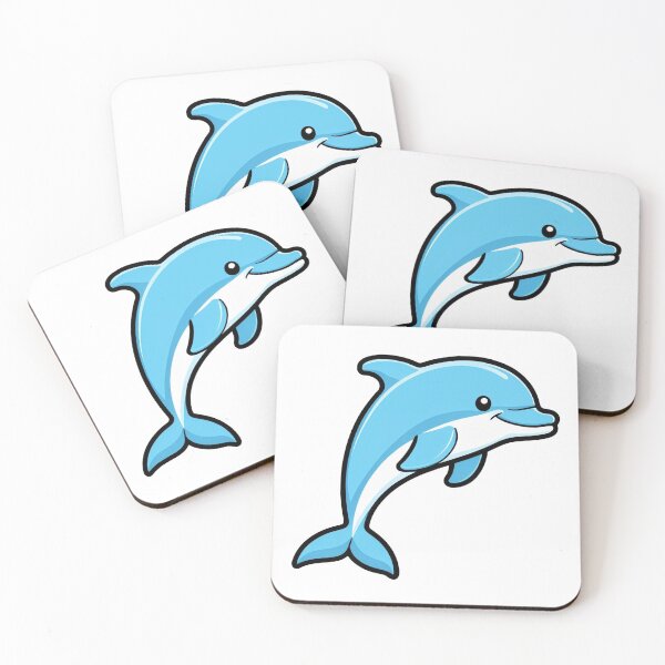 Item preview, cute blue dolphin designed and sold by parijosusanto.
