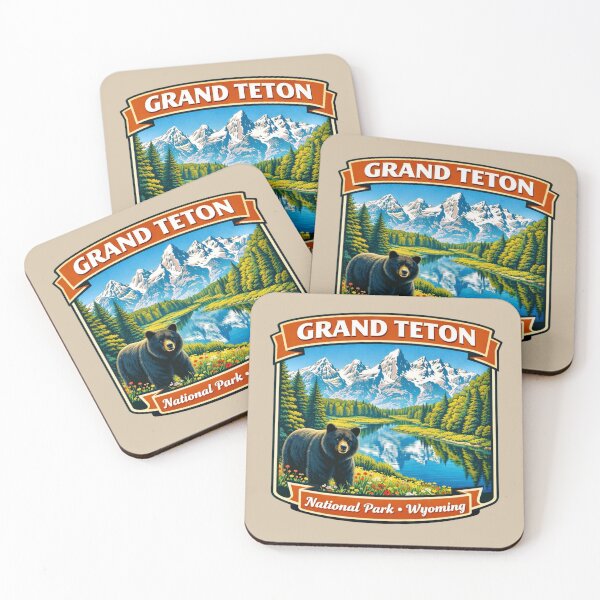 Item preview, Grand Teton National Park, Wyoming - Black Bear designed and sold by Myra365Art.