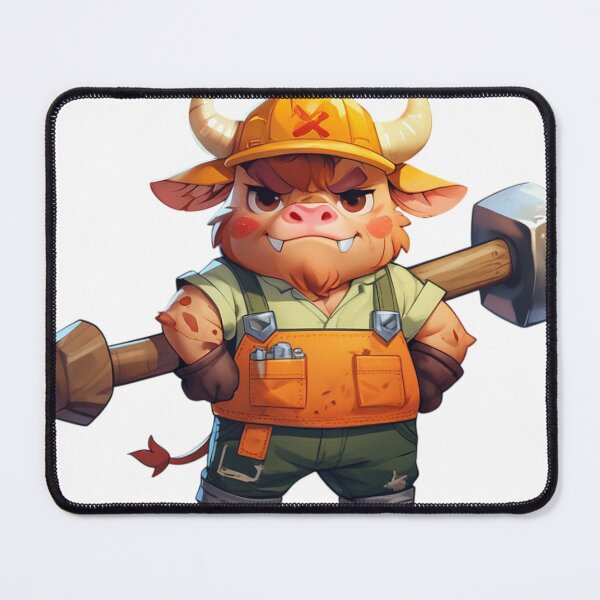 Item preview, Zodiac Animal: Ox – Builder / Craftsman Style designed and sold by PCGWindom.