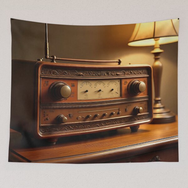 Item preview, Vintage Radio designed and sold by AwesomeDigiShop.