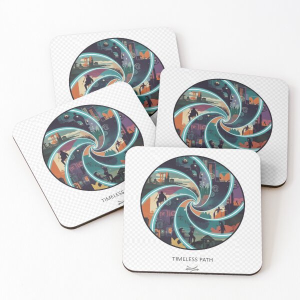 Item preview, Timeless Path Time Travel Spiral Sticker | Cyberpunk Urban Vortex Art designed and sold by mdj96.