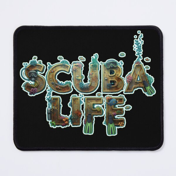 Item preview, SCUBA LIFE scuba diving scuba diver ocean exploration professional or amateur diver protect our seas  designed and sold by Jt41.