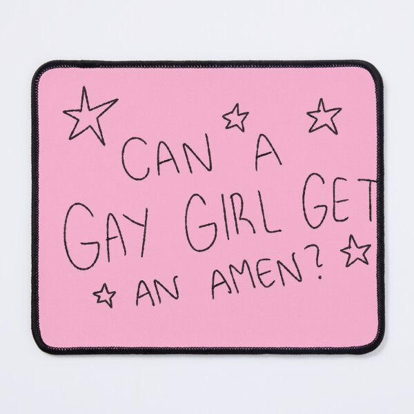 Item preview, Can a gay girl get an amen? | Lyric designed and sold by Sophie Louise Arts.
