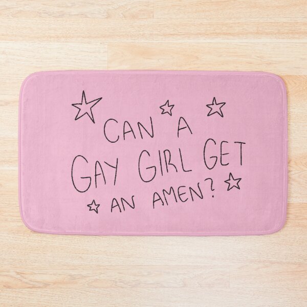 Item preview, Can a gay girl get an amen? | Lyric  designed and sold by Sophie Louise Arts.