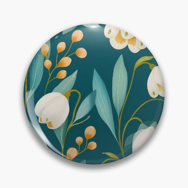 Item preview, Snowdrop Flower Pattern – Delicate Floral Seamless Design designed and sold by BobaBunny76.