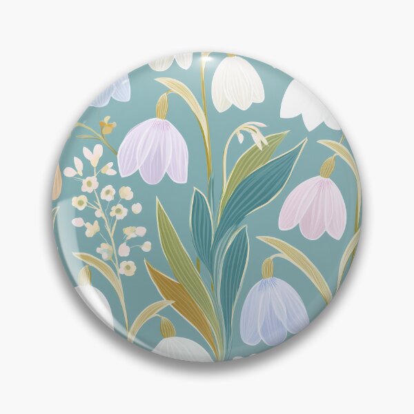 Item preview,  Snowdrop Flower Pattern – Delicate Floral Seamless Design designed and sold by BobaBunny76.