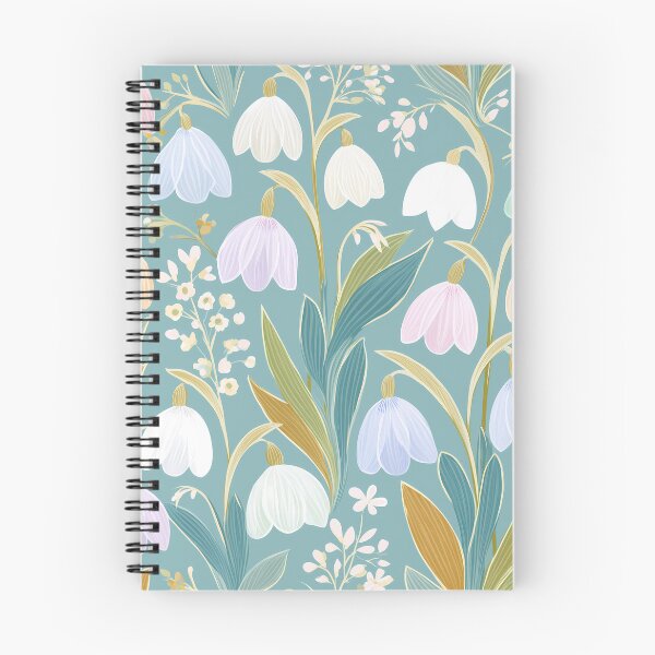 Item preview,  Snowdrop Flower Pattern – Delicate Floral Seamless Design designed and sold by BobaBunny76.