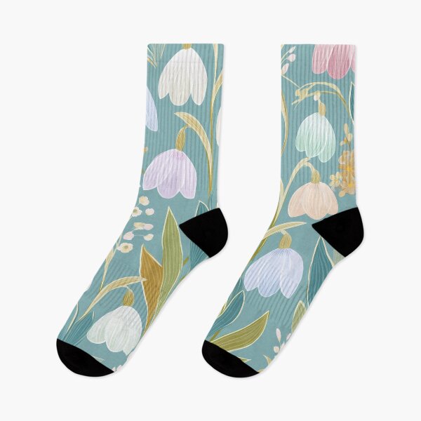 Item preview,  Snowdrop Flower Pattern – Delicate Floral Seamless Design designed and sold by BobaBunny76.