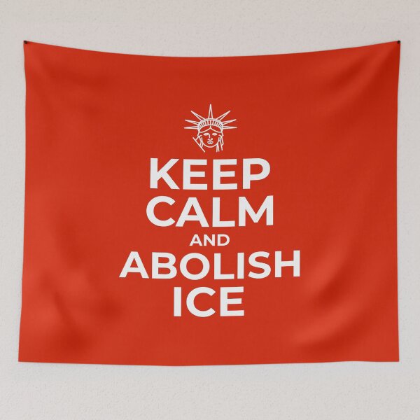 Item preview, Keep Calm and Abolish Ice designed and sold by Terry Bain.
