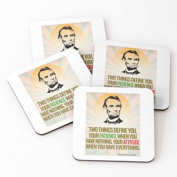 Item preview, Abraham Lincoln: Your Patience and Your Attitude designed and sold by Sunrise-craft.