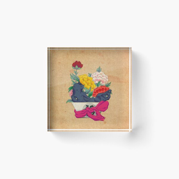 Item preview, Longevity and Wealth: Red Peony Plate on Ivory  designed and sold by QamarART Paintings.