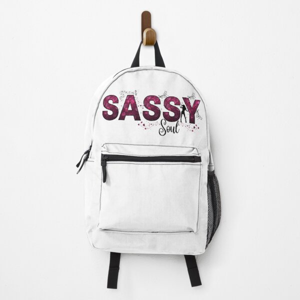 Item preview, Sassy Soul – Pink Glitter Typography on Black designed and sold by PixelByHajni.