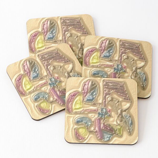 Item preview, quiet systems plaster colorful textured look geometric abstract designed and sold by SmashingDeals.